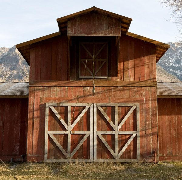Wyoming Ranch Old Barn Wood