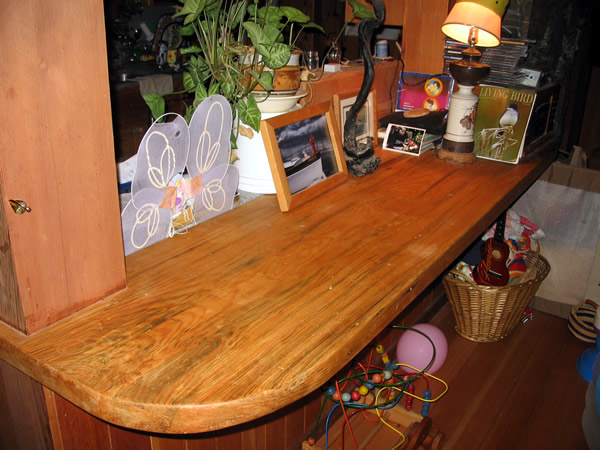 Sugar Pine counter Top "Blued"