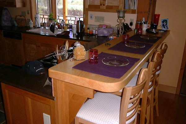 Douglas Fire Countertop by Sierra Timber Framers