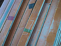 Unprocessed Reclaimed Maple Flooring from Salvage Structure