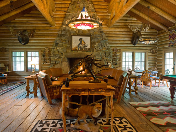 Wyoming Ranch Built With Reclaimed Wood Recycled Lumber Detail Image 10 - Reclaimed Wood Used in Commercial Construction