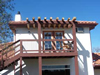 Upstairs Deck Exterior View Reclaimed Wood Ginger Julian Home